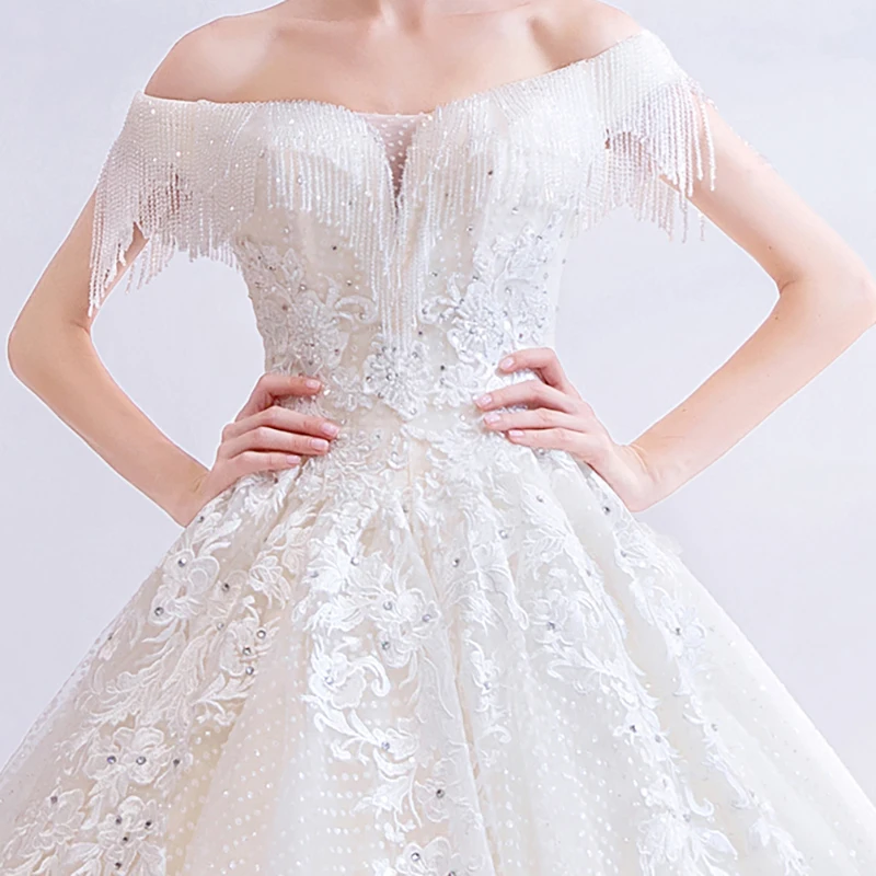 Bespoke Occasion Dresses Illusion V-Neck Short Off The Shoulder Lace Beading Embroidery Sequined Women Formal Evening Gown TS095
Bespoke Occasion Dresses Illusion V-Neck Short Off The Shoulder Lace Beading Embroidery Sequined Women Formal Evening Gown TS095