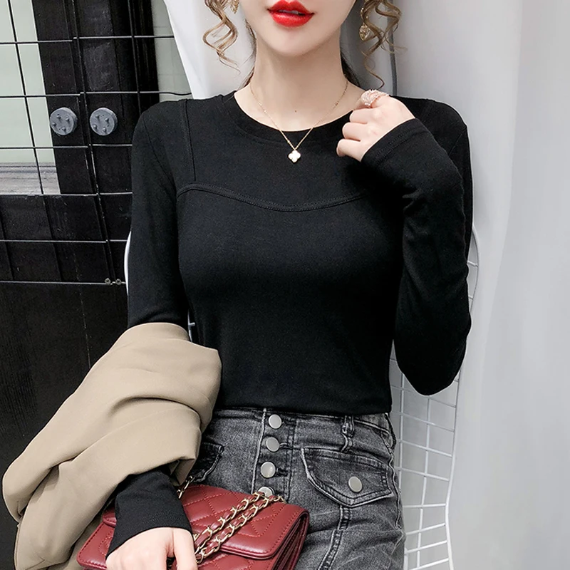 BETHQUENOY Cotton Long Sleeve Tshirt Women Tops Tee Shirt Femme Poleras Mujer 2020 Winter Christmas Clothes Bluzki Damskie
BETHQUENOY Cotton Long Sleeve Tshirt Women Tops Tee Shirt Femme Poleras Mujer 2020 Winter Christmas Clothes Bluzki Damskie