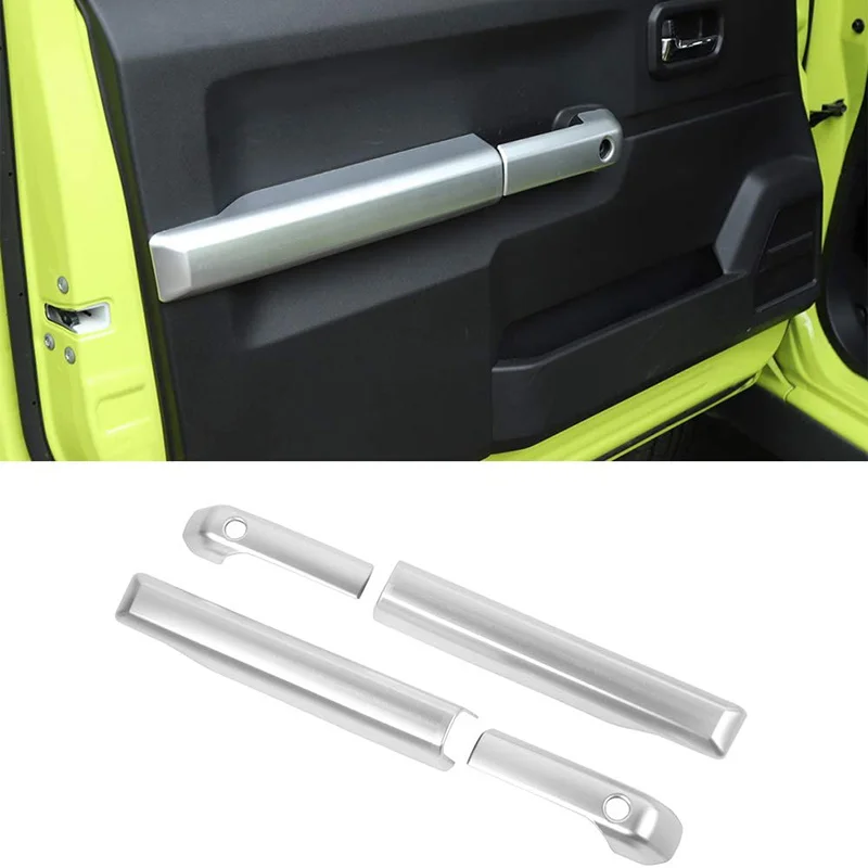 Car Inner Door Armrest Panel Trim Cover for Suzuki Jimny 2019-2020 Interior Door Handle Decorative Covers Silver
Car Inner Door Armrest Panel Trim Cover for Suzuki Jimny 2019-2020 Interior Door Handle Decorative Covers Silver