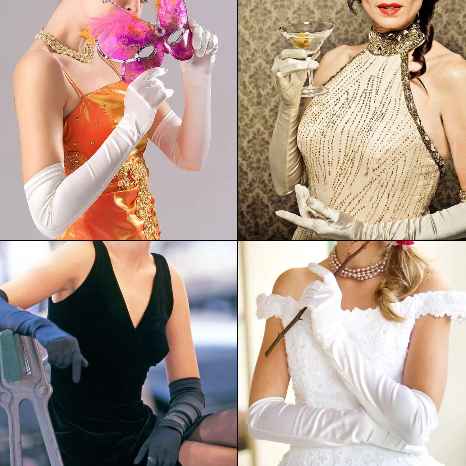 Elegant Purple Red Black White Bridal Party Gloves for Wedding Prom One Size Fashion Stretch Satin Opera Women Pink Gloves
Elegant Purple Red Black White Bridal Party Gloves for Wedding Prom One Size Fashion Stretch Satin Opera Women Pink Gloves