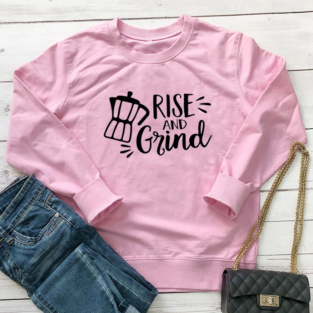 Rise and Grind Unisex Sweatshirt Fashion Clothing Religious Graphic Jumper Tee personality Aesthetic Baptism Bible Pullover Top
Rise and Grind Unisex Sweatshirt Fashion Clothing Religious Graphic Jumper Tee personality Aesthetic Baptism Bible Pullover Top