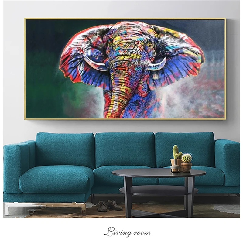 Abstract Colorful African Elephants Canvas Paintings on The Wall Art Posters And Prints Graffiti Art Pictures Kids Room Decor
Abstract Colorful African Elephants Canvas Paintings on The Wall Art Posters And Prints Graffiti Art Pictures Kids Room Decor