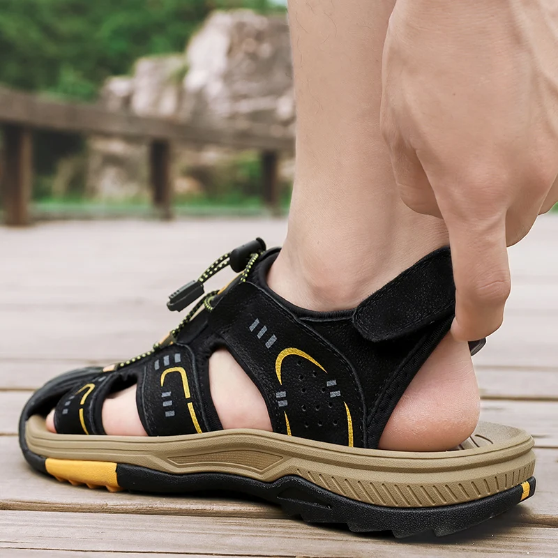 Sandalias Cuero Hombre Shoes Men Breathable Sandalias Transpirables Sneakers Summer Casual Sandalia Masculino
Sandalias Cuero Hombre Shoes Men Breathable Sandalias Transpirables Sneakers Summer Casual Sandalia Masculino