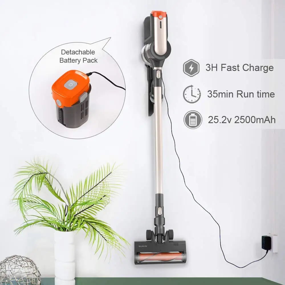 Womow Cordless Vacuum Cleaner 25kpa Power Suction Aspiradora Stick Handheld Wireless Vacuum Cleaner W20 Vs Ilife For Home Car 
Womow Cordless Vacuum Cleaner 25kpa Power Suction Aspiradora Stick Handheld Wireless Vacuum Cleaner W20 Vs Ilife For Home Car