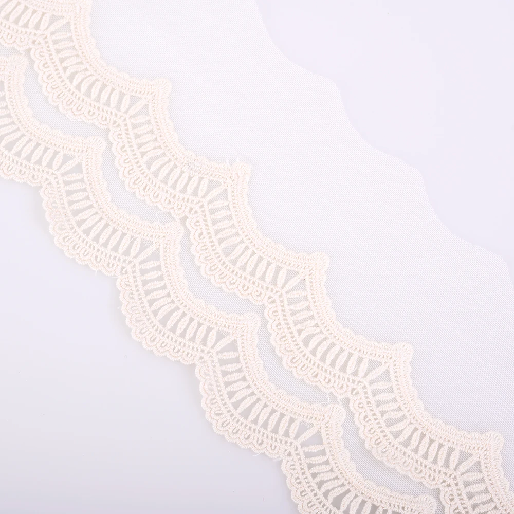 Cusack 3 yards 13.5 cm Mesh Lace Trims Ribbon for Dresses Garments Trimmings Home Textiles Applique Sewing Cotton White Ivory
Cusack 3 yards 13.5 cm Mesh Lace Trims Ribbon for Dresses Garments Trimmings Home Textiles Applique Sewing Cotton White Ivory