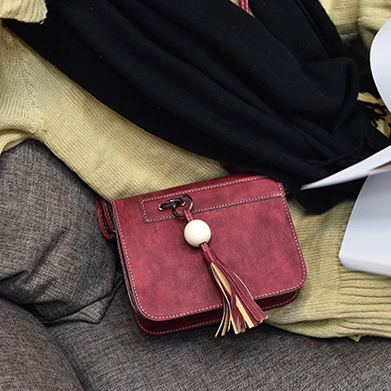 New Women Shoulder Messenger Bag Casual Wild PU Leather Tassel Crossbody Handbag Fashion Diagonal Mini Small Bag Bolsa Feminina
New Women Shoulder Messenger Bag Casual Wild PU Leather Tassel Crossbody Handbag Fashion Diagonal Mini Small Bag Bolsa Feminina