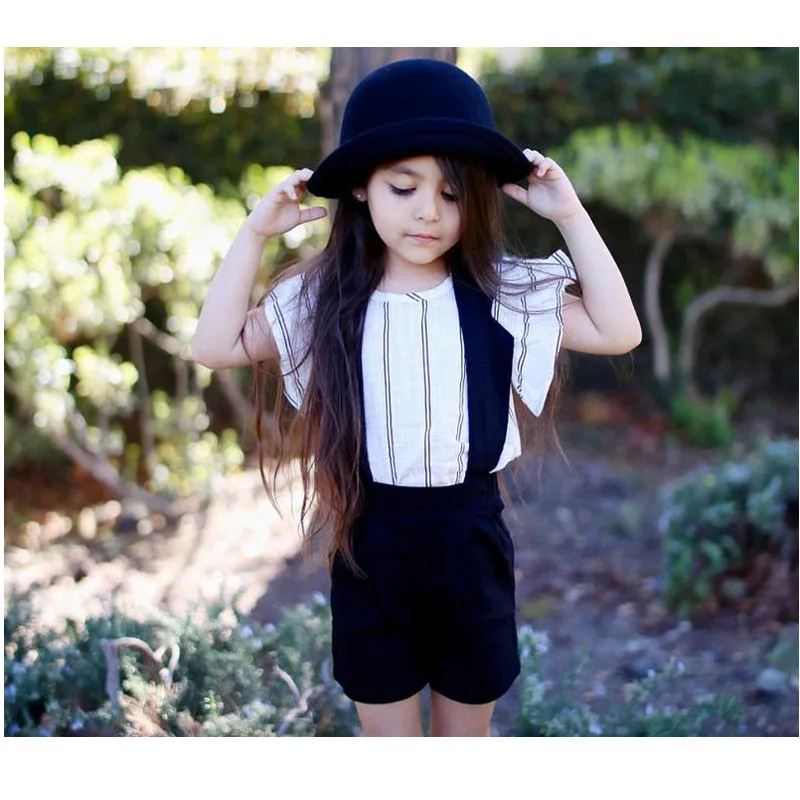 Girls Clothing Sets For Children Stripe Vest+Solid Shorts 2Pcs 2020 Summer Gilrs Clothing Suits Kids Fashion Outsift
Girls Clothing Sets For Children Stripe Vest+Solid Shorts 2Pcs 2020 Summer Gilrs Clothing Suits Kids Fashion Outsift