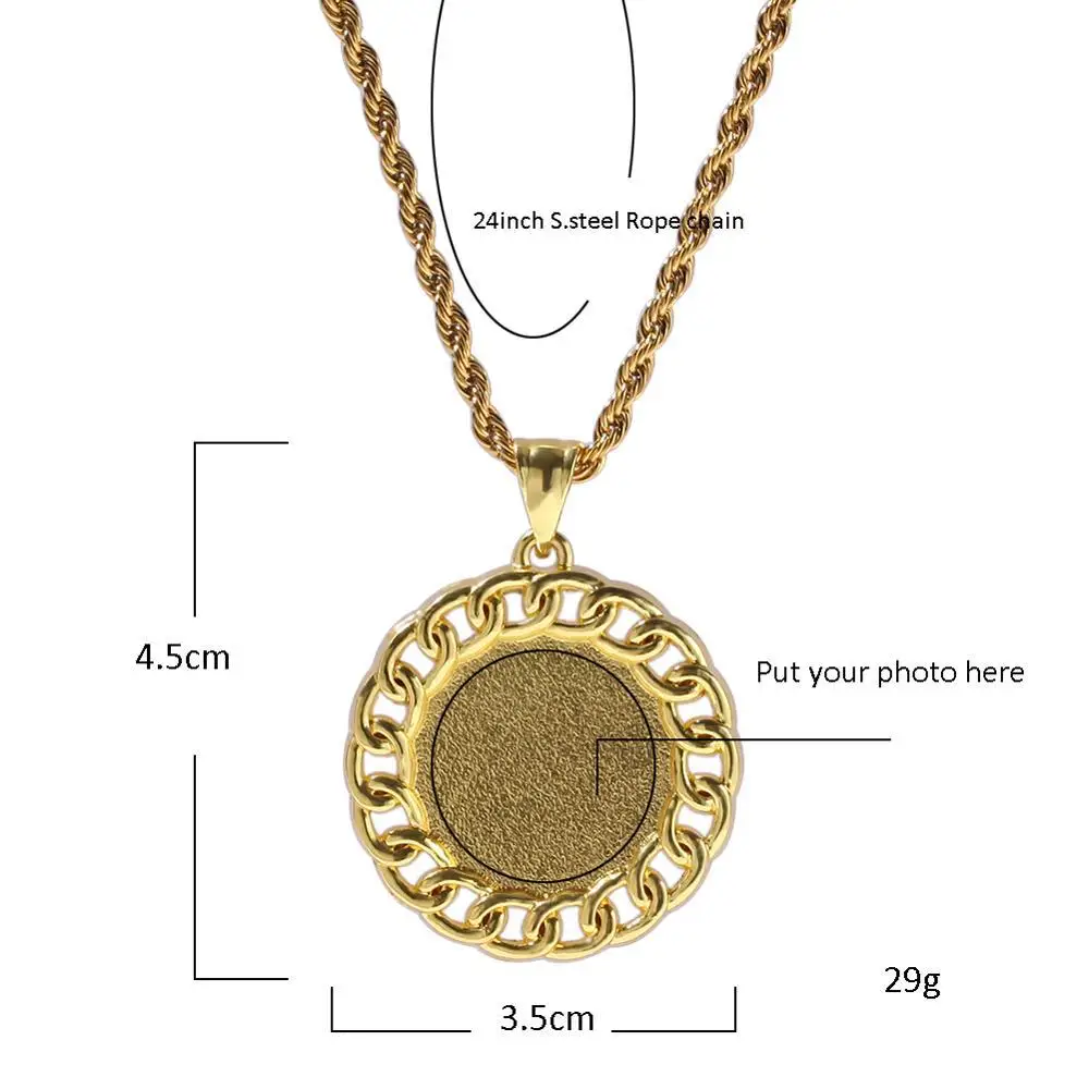 Cubic Zirconia Custom Made Photo Pendant Necklace for Men and Women Full Iced Out Round Tag Hiphop Jewelry Gifts
Cubic Zirconia Custom Made Photo Pendant Necklace for Men and Women Full Iced Out Round Tag Hiphop Jewelry Gifts