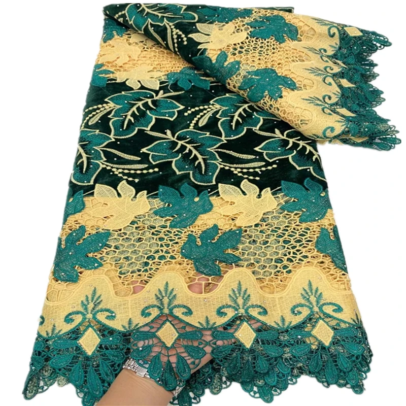 Новый дизайн, африканская гипюровая кружевная ткань с вышивкой 2021, высококачественные нигерийские кружевные ткани с бархатным кружевом, кр... 
Новый дизайн, африканская гипюровая кружевная ткань с вышивкой 2021, высококачественные нигерийские кружевные ткани с бархатным кружевом, кр...