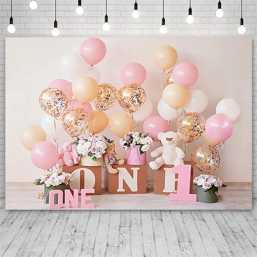 Avezano 1st Birthday Party Photography Background Pink Balloon Cake Smash Baby Flowers Backdrop Photocall Photozone Photo Studio
Avezano 1st Birthday Party Photography Background Pink Balloon Cake Smash Baby Flowers Backdrop Photocall Photozone Photo Studio