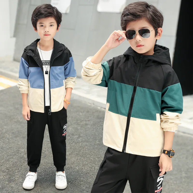 3-14Years School Uniforms Sports Tracksuits Boys Autumn Spring 2pcs Clothes Sets Hooded Jackets + Casual Pants Kids or Teenagers
3-14Years School Uniforms Sports Tracksuits Boys Autumn Spring 2pcs Clothes Sets Hooded Jackets + Casual Pants Kids or Teenagers