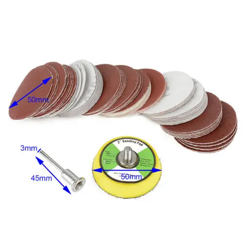 Set Sanding Papers 60pcs Polishing Pads Sandpaper Discs 1pcs 50mm Sanding Sander Backing Pad 1pcs Mandrel
Set Sanding Papers 60pcs Polishing Pads Sandpaper Discs 1pcs 50mm Sanding Sander Backing Pad 1pcs Mandrel