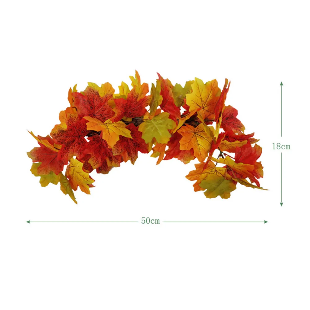 Artificial Autumn Fall Maple Leaves Garland Hanging Plant For Home Garden Wall Doorway Backdrop Fireplace Decoration
Artificial Autumn Fall Maple Leaves Garland Hanging Plant For Home Garden Wall Doorway Backdrop Fireplace Decoration