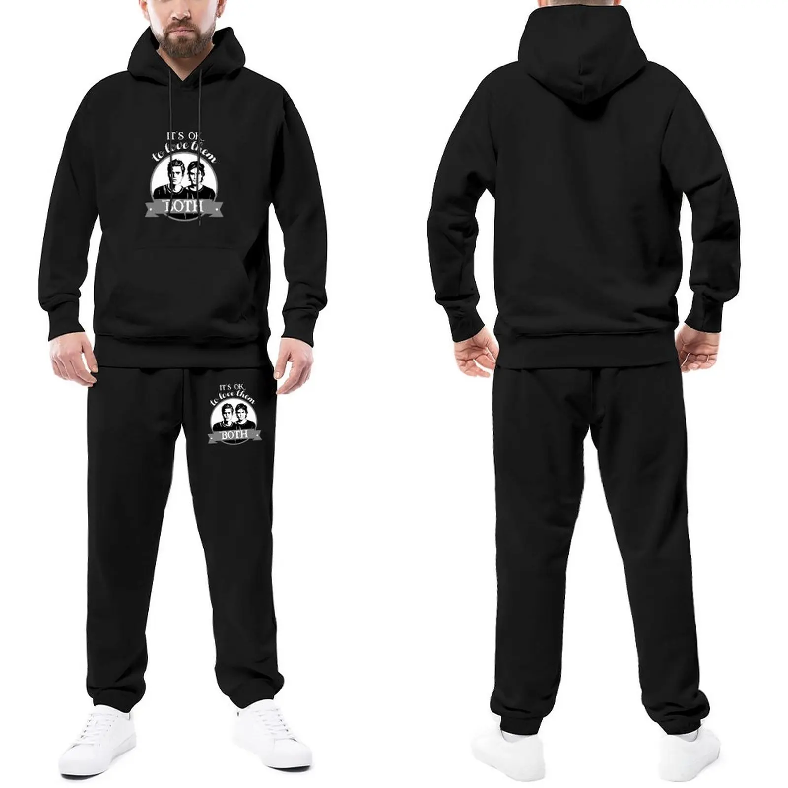 The Vampire Diaries Womens Tracksuit Set It S OK To Love Them Both Style Sweatsuits ChristmasSweatpants And Hoodie Set Man
The Vampire Diaries Womens Tracksuit Set It S OK To Love Them Both Style Sweatsuits ChristmasSweatpants And Hoodie Set Man