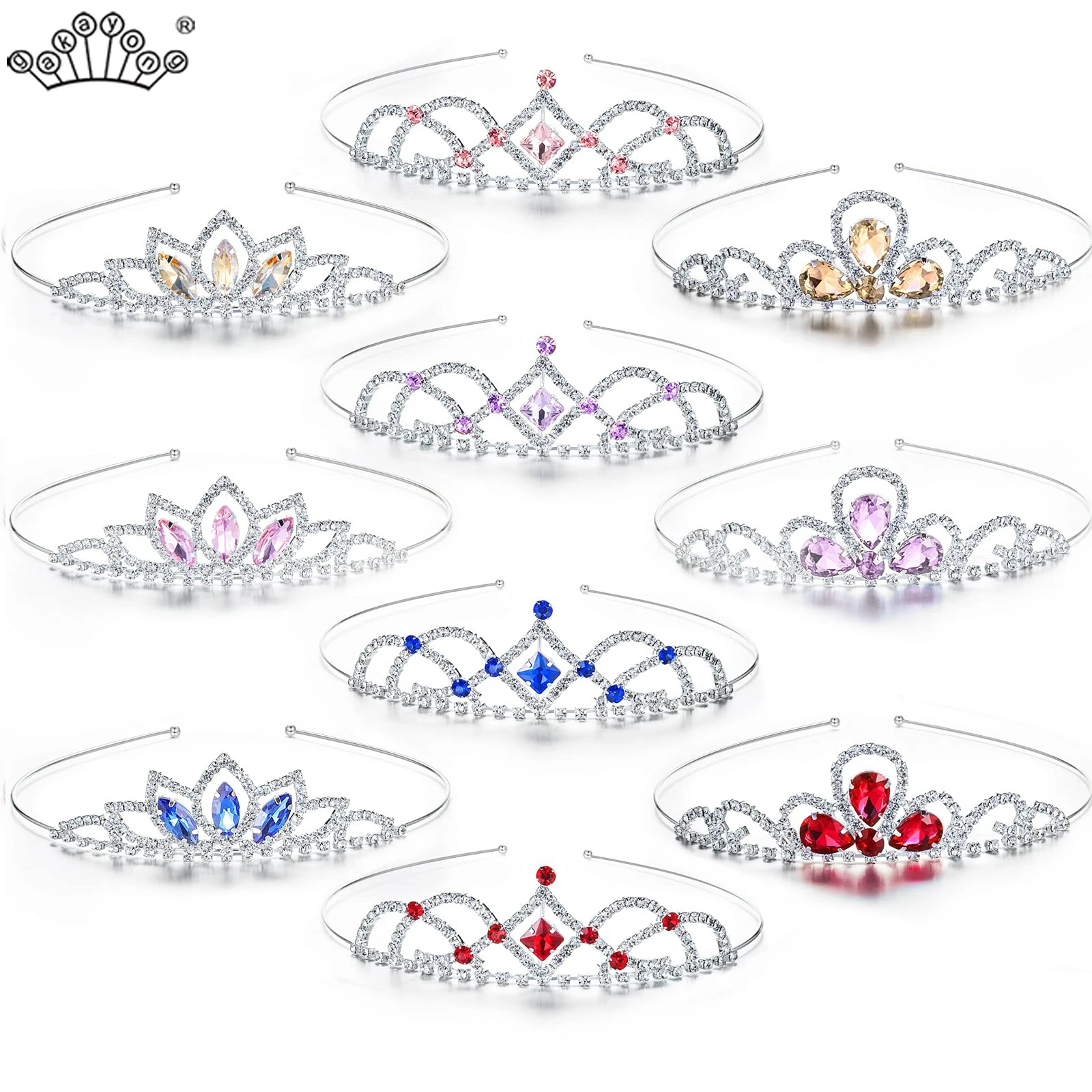 3 Piece/set Rhinestone Tiaras Crystal Tiara Princess Crown Crystal Headband Girls Crowns for Kids Wedding Prom Birthday Party
3 Piece/set Rhinestone Tiaras Crystal Tiara Princess Crown Crystal Headband Girls Crowns for Kids Wedding Prom Birthday Party