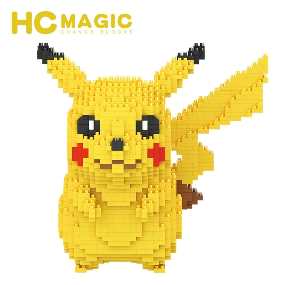 1650pcs+ Cute Pikachu Micro Building Blocks HC Magic 9009 DIY 3D Model Educational Pokemon Mini Bricks Figure Toys For Kids
1650pcs+ Cute Pikachu Micro Building Blocks HC Magic 9009 DIY 3D Model Educational Pokemon Mini Bricks Figure Toys For Kids