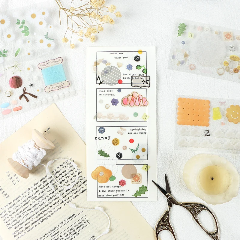 12pcs/LOT small objects selection series Creative decoration DIY PET separate loading tape stickers
12pcs/LOT small objects selection series Creative decoration DIY PET separate loading tape stickers