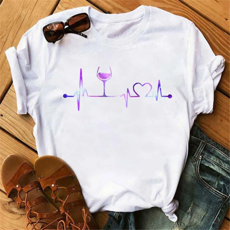 ZOGANKIN T-Shirt Summer Casual Short Sleeve TShirt Women Pink High Heel Shoes Wine Glasses Printed Black T-Shirt Female Tops Tee
ZOGANKIN T-Shirt Summer Casual Short Sleeve TShirt Women Pink High Heel Shoes Wine Glasses Printed Black T-Shirt Female Tops Tee