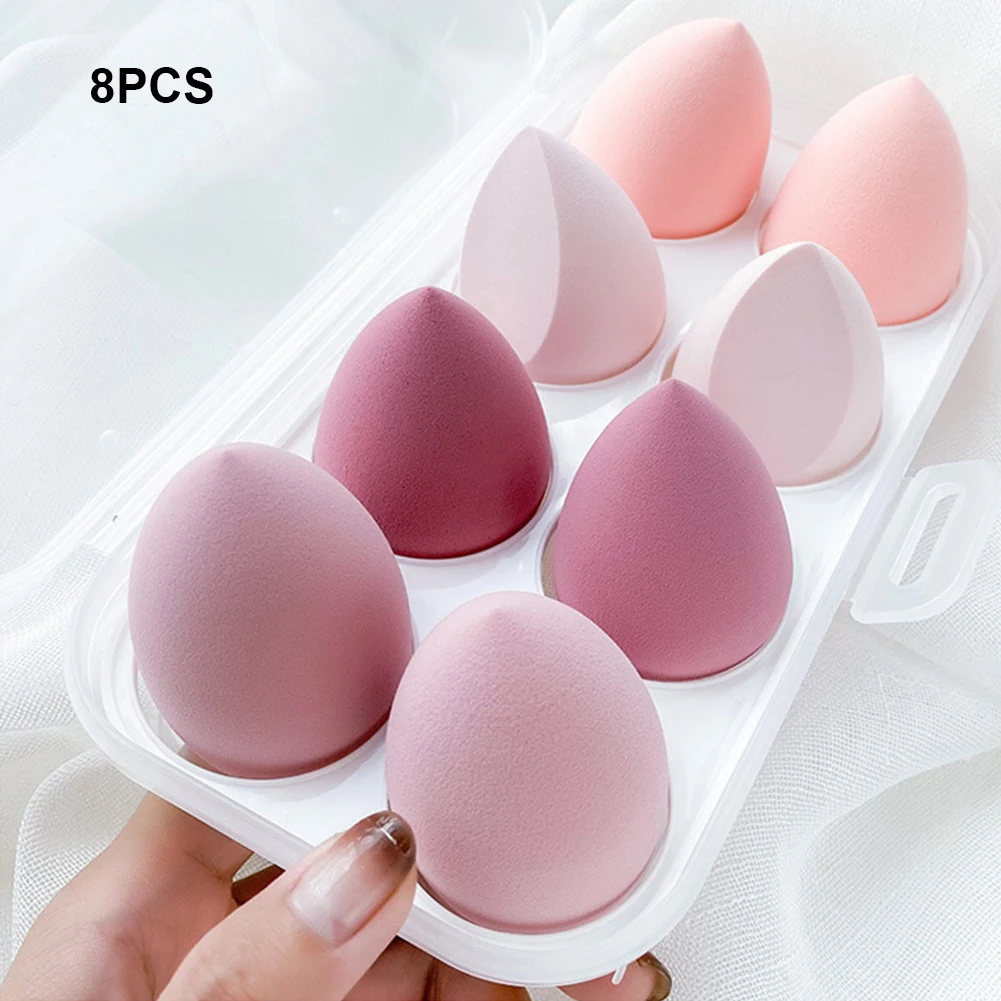 4/8pcs Makeup Sponge Blender Cosmetic Puff Makeup Sponge with Storage Box Foundation Powder Sponge Beauty Tool Women Make Up
4/8pcs Makeup Sponge Blender Cosmetic Puff Makeup Sponge with Storage Box Foundation Powder Sponge Beauty Tool Women Make Up
