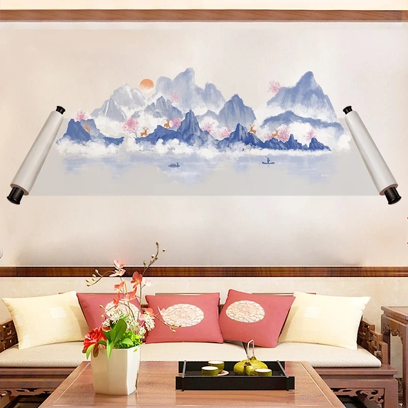 Landscape Painting Scroll Home Office Decor Wall Stickers Living Room 3D Art Wallpaper Bedroom Decals for Furniture Wallstickers
Landscape Painting Scroll Home Office Decor Wall Stickers Living Room 3D Art Wallpaper Bedroom Decals for Furniture Wallstickers