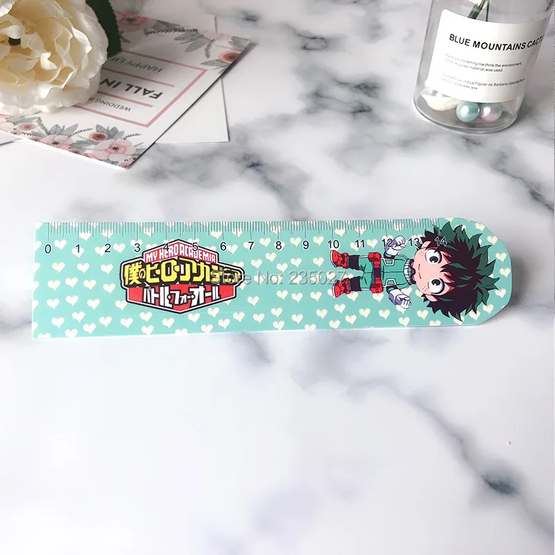 20 pcs/lot Anime My Hero Academia Rulers Student learning Measuring Tool Midoriya Izuku cute ruler kawaii gifts
20 pcs/lot Anime My Hero Academia Rulers Student learning Measuring Tool Midoriya Izuku cute ruler kawaii gifts