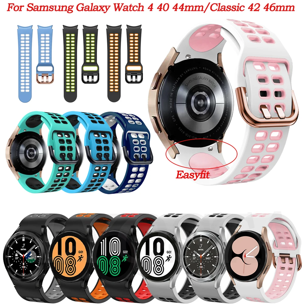 Newest Watchband Band Easyfit Silicone Strap For Samsung Galaxy Watch 4 40 44mm/Watch4 Classic 42 46mm Bracelet Wristband Correa
Newest Watchband Band Easyfit Silicone Strap For Samsung Galaxy Watch 4 40 44mm/Watch4 Classic 42 46mm Bracelet Wristband Correa