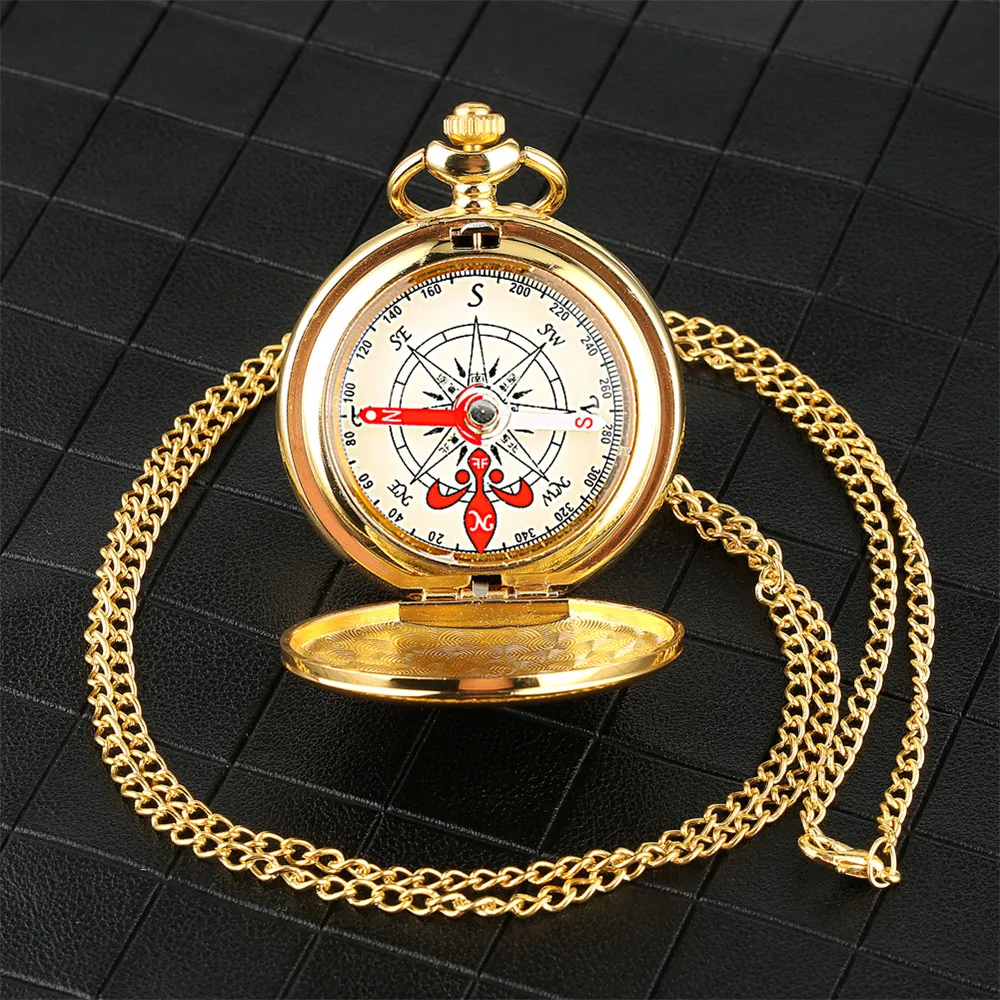 Pocket Compass Mirror Gold Smooth Double Full Hunter Retro Sport Pendant Necklace Compass
Pocket Compass Mirror Gold Smooth Double Full Hunter Retro Sport Pendant Necklace Compass
