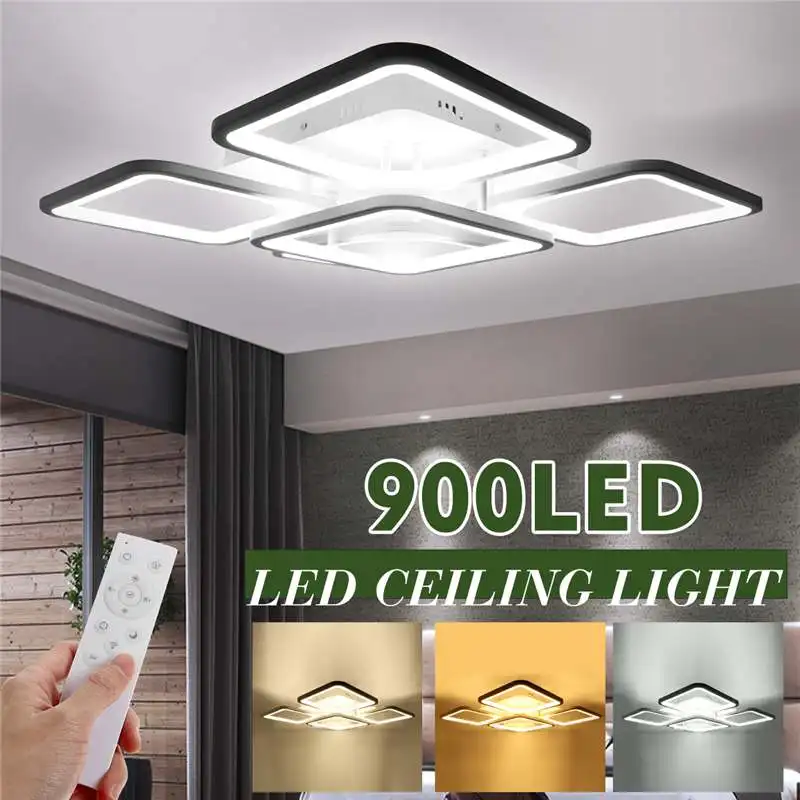 300W 900led Post Modern LED Ceiling Chandelier for Living Room Remote Control for Bedroom Modern Lamps Luster Lights for Kitchen
300W 900led Post Modern LED Ceiling Chandelier for Living Room Remote Control for Bedroom Modern Lamps Luster Lights for Kitchen
