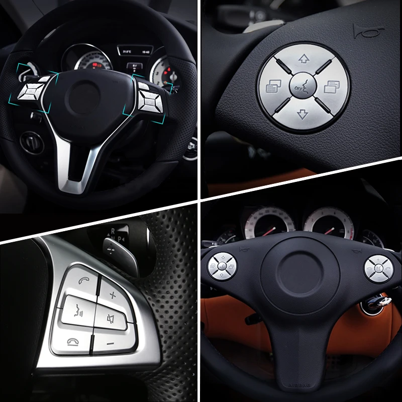 Car Interior Steering Wheel Buttons Cover Stickers Accessories For Mercedes Benz A B C E S ML class GLA GLC CLA CLS GLE GLS GLK
Car Interior Steering Wheel Buttons Cover Stickers Accessories For Mercedes Benz A B C E S ML class GLA GLC CLA CLS GLE GLS GLK
