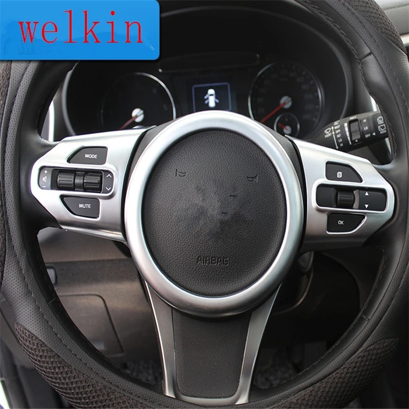 WELKINRY For Kia Sorento Prime UM 3rd generation 2015 2016 2017 2018 2019 steering wheel logo trademark switch button knob trim
WELKINRY For Kia Sorento Prime UM 3rd generation 2015 2016 2017 2018 2019 steering wheel logo trademark switch button knob trim