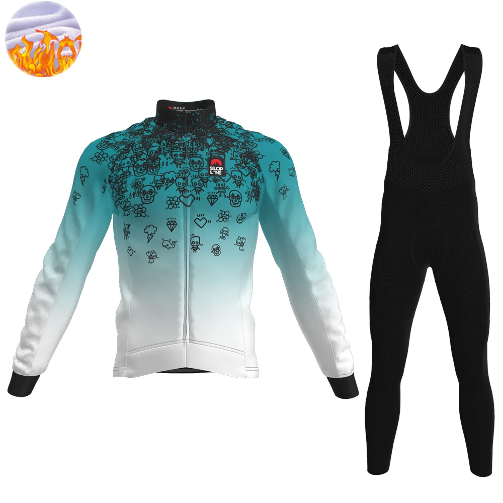 Slopline ReplicaLong Sleeve Thermal Fleece Cycling Clothing Men Cycling Set Bib Gel Pants Bike Mtb Clothing Ropa Ciclismo Hombre
Slopline ReplicaLong Sleeve Thermal Fleece Cycling Clothing Men Cycling Set Bib Gel Pants Bike Mtb Clothing Ropa Ciclismo Hombre