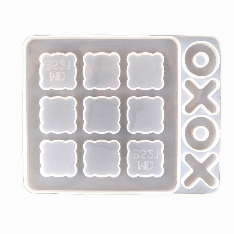 Large DIY Crystal Epoxy Mold XO Jiugong Game Chess Tic Tac Toe Silicone Mold Epoxy Mold Board Game
Large DIY Crystal Epoxy Mold XO Jiugong Game Chess Tic Tac Toe Silicone Mold Epoxy Mold Board Game