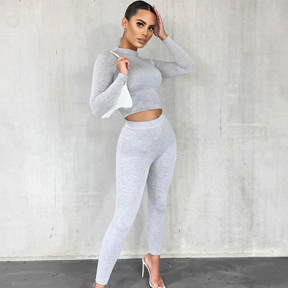 Fashion Tracksuit Women Turtleneck Full Sleeveless Crop Top+Leggings Matching Set Stretchy Sporty Fitness Casual Outfits
Fashion Tracksuit Women Turtleneck Full Sleeveless Crop Top+Leggings Matching Set Stretchy Sporty Fitness Casual Outfits