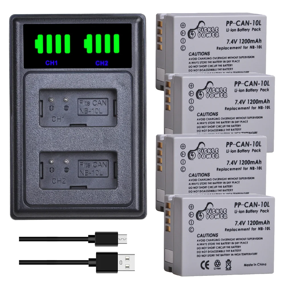 NB-10L NB10L NB 10L Battery/ Charger for Canon 1100D G1X G15 G16 PowerShot SX40HS SX50HS SX60HS SX40 SX50 SX60 HS
NB-10L NB10L NB 10L Battery/ Charger for Canon 1100D G1X G15 G16 PowerShot SX40HS SX50HS SX60HS SX40 SX50 SX60 HS