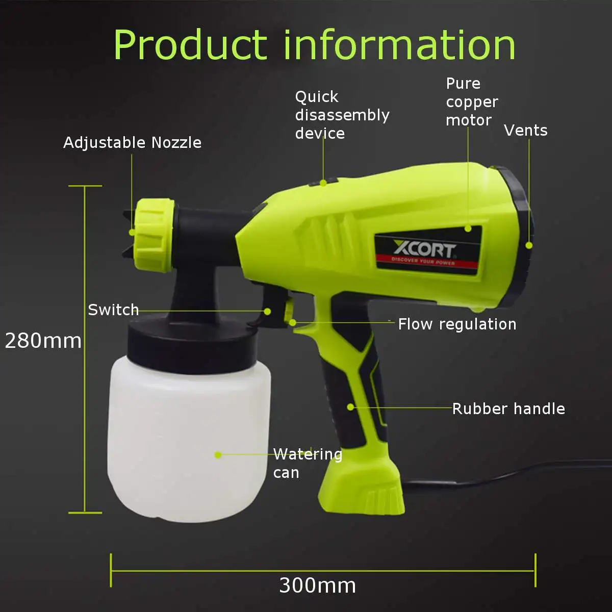 220V 500W Spray Guns Craft Painting Tool Spray Model Airbrush Electric Paint Sprayer Painting Sprayers Guns DIY spray paint
220V 500W Spray Guns Craft Painting Tool Spray Model Airbrush Electric Paint Sprayer Painting Sprayers Guns DIY spray paint