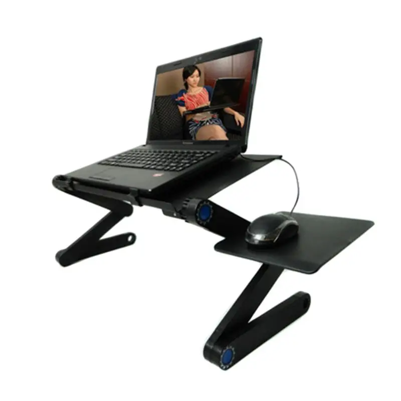 Aluminum Laptop Computer Notebook Stand Foldable Table Desk Tray Cooling Fan for Bed Lap PC Mouse Holder
Aluminum Laptop Computer Notebook Stand Foldable Table Desk Tray Cooling Fan for Bed Lap PC Mouse Holder