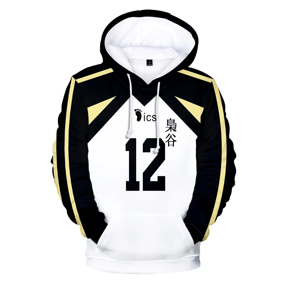 Japan Anime Haikyuu 3D Hoodie Sweatshirt Mannen Vrouwen Cosplay Kostuum Academy Volleybal Club Unisex Hip Hop Kleding Hooded
Japan Anime Haikyuu 3D Hoodie Sweatshirt Mannen Vrouwen Cosplay Kostuum Academy Volleybal Club Unisex Hip Hop Kleding Hooded