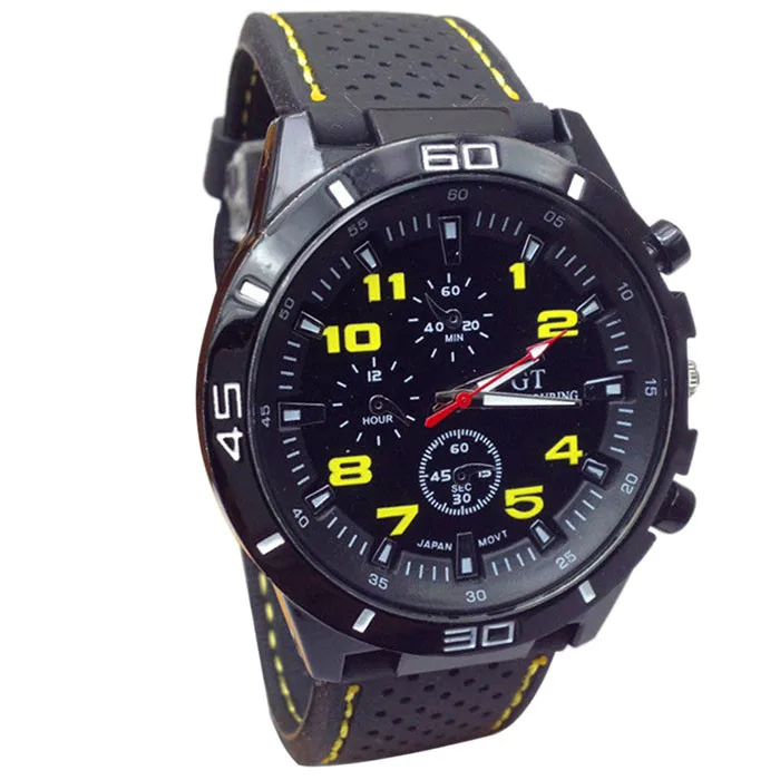 Luxury Quartz Watch Men Military Watch Sport Wristwatch Silicone Fashion Hours Waterproof High Quality Silicone Business Clock
Luxury Quartz Watch Men Military Watch Sport Wristwatch Silicone Fashion Hours Waterproof High Quality Silicone Business Clock