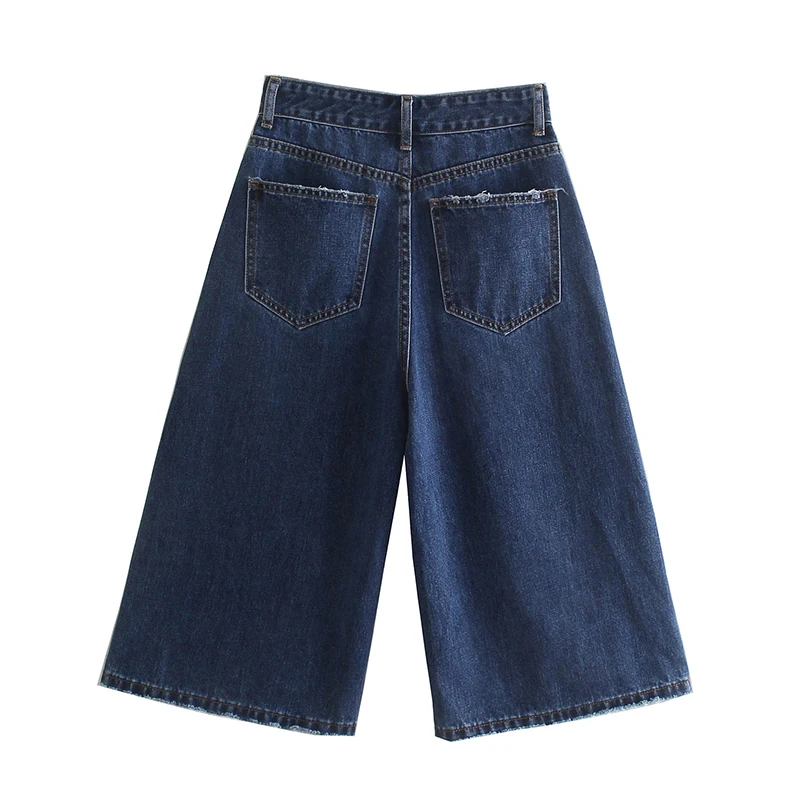 Za 2021 Summer Fashion Women Wide Leg Jeans Pants Pockets Buttons Female High Waist Pants Pantalon LY504
Za 2021 Summer Fashion Women Wide Leg Jeans Pants Pockets Buttons Female High Waist Pants Pantalon LY504