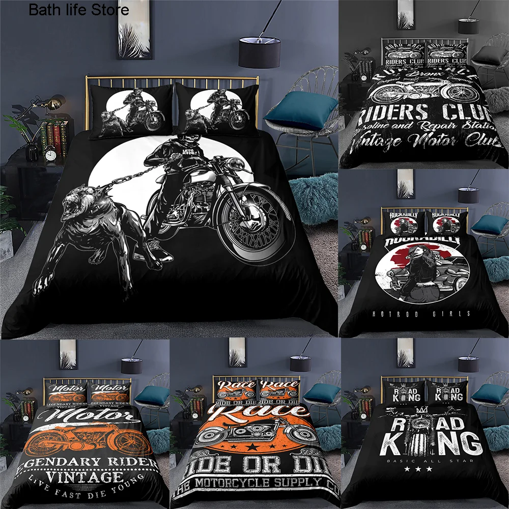 Luxury Bedding Sets Motorcycle Skull 3D Printed Ride Queen King Duvet Cover Set Home Textiles Bed Set EU/US/AU Size
Luxury Bedding Sets Motorcycle Skull 3D Printed Ride Queen King Duvet Cover Set Home Textiles Bed Set EU/US/AU Size