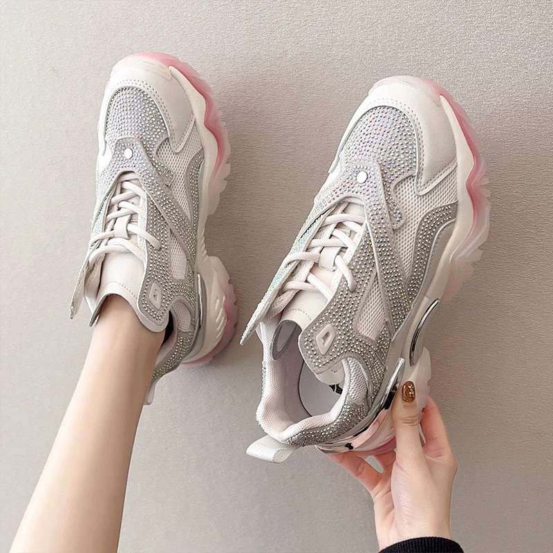 Tennis Woman's Transparent Sneakers Mesh Korean Ladies Shoes Woman-shoes Platform Colorful Breathable Heels Fashion Trainers 202
Tennis Woman's Transparent Sneakers Mesh Korean Ladies Shoes Woman-shoes Platform Colorful Breathable Heels Fashion Trainers 202