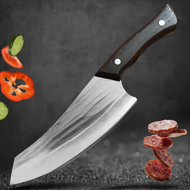 Кухонный нож мясника 6,7 дюйма, кованый нож шеф-повара из нержавеющей стали для мяса, рыбы, овощей, слайсер, профессиональный нож мясника
Кухонный нож мясника 6,7 дюйма, кованый нож шеф-повара из нержавеющей стали для мяса, рыбы, овощей, слайсер, профессиональный нож мясника