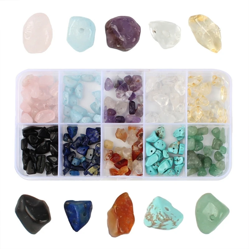 Stone Beads Natural Gemstone Beads Irregular Chips for Jewelry Making Decor DIY Crafts for Children's Day
Stone Beads Natural Gemstone Beads Irregular Chips for Jewelry Making Decor DIY Crafts for Children's Day