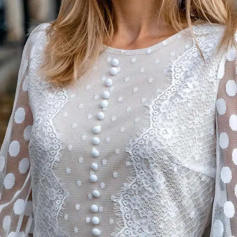 2020 Women Dress Sexy Dot Sheer Mesh Women Party Dress Fashion Embroidery Vintage Polka Dot Short Dresses Female White Vestidos
2020 Women Dress Sexy Dot Sheer Mesh Women Party Dress Fashion Embroidery Vintage Polka Dot Short Dresses Female White Vestidos