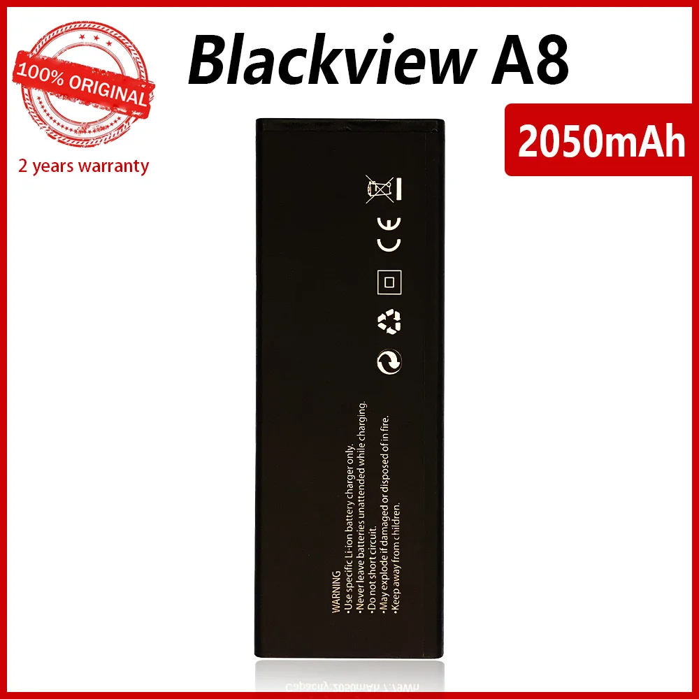 100% Оригинальный 2050 мАч A8 аккумулятор для телефона Blackview высококачественные