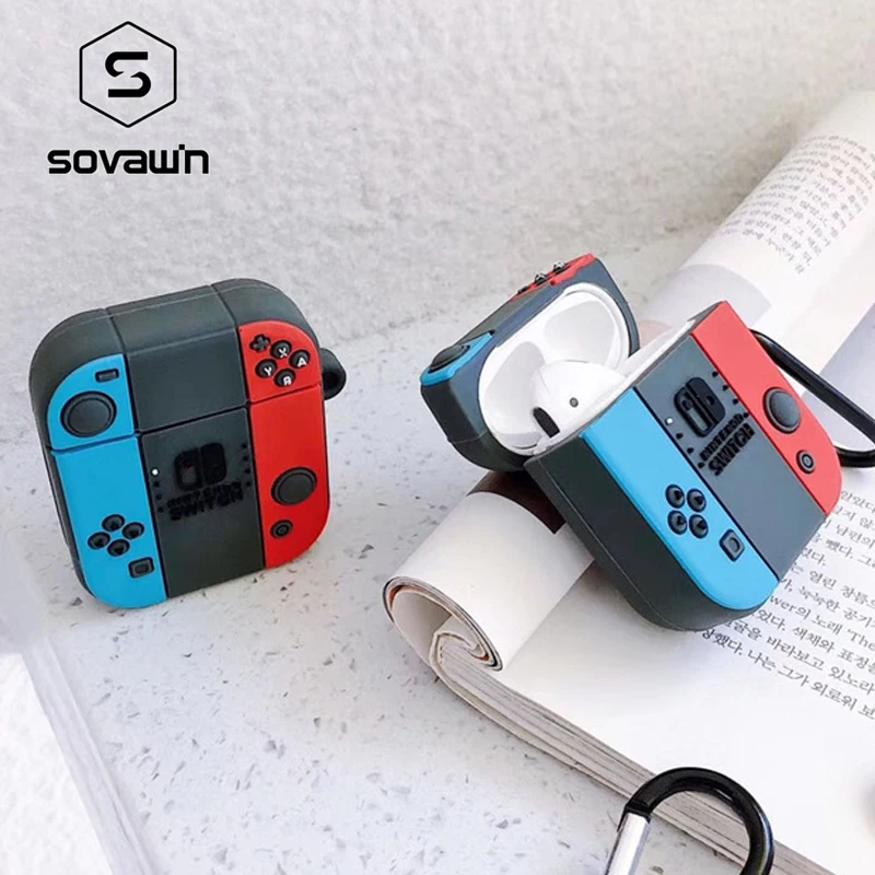Чехол SOVAWIN из ТПУ для беспроводной Bluetooth гарнитуры Apple Airpods 3 чехол игровой консоли