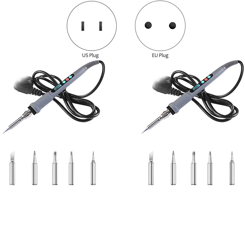 Mobile Phone Kit 90W Digital Display Soldering Iron Electric Soldering Iron Welding Tool
Mobile Phone Kit 90W Digital Display Soldering Iron Electric Soldering Iron Welding Tool