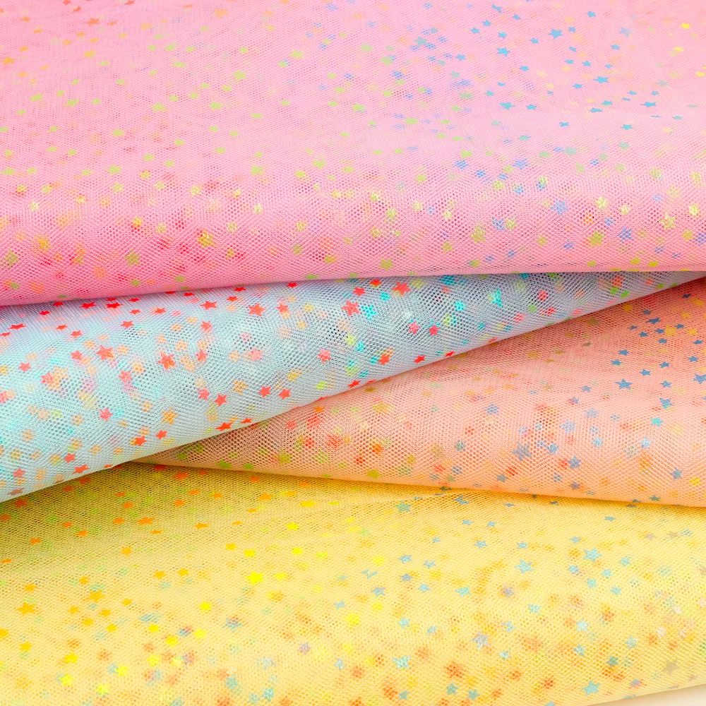 Tulle Fabric Stars Sequin Organza Gauze Mesh Cloth Sewing DIY Wedding Dress Kids Tutu Skirt Stage Clothing Handmade 90*150cm
Tulle Fabric Stars Sequin Organza Gauze Mesh Cloth Sewing DIY Wedding Dress Kids Tutu Skirt Stage Clothing Handmade 90*150cm
