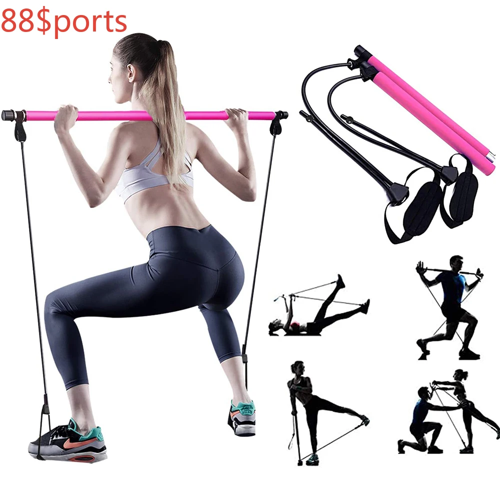 Portable Yoga Pilates Bar Sport Elastic Bodybuilding Resistance Bands Exercise Pilates Stick Elastic Band For Fitness Equipment
Portable Yoga Pilates Bar Sport Elastic Bodybuilding Resistance Bands Exercise Pilates Stick Elastic Band For Fitness Equipment