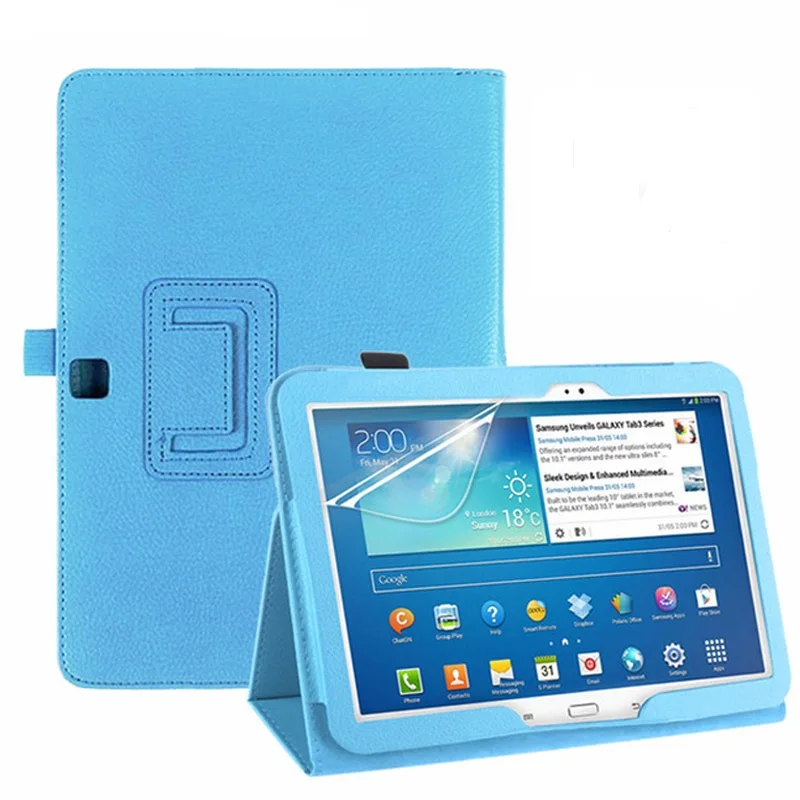Фото Чехол подставка для Samsung Galaxy Tab 4 10 1 SM T530/T531/T535 Lichi|Чехлы планшетов и электронных